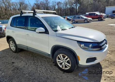 2013 Volkswagen Tiguan S из США, поврежденный, VIN WVGAV3AX9DW578227